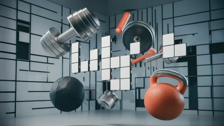 Fitness Items for Swinging Crossword Clue