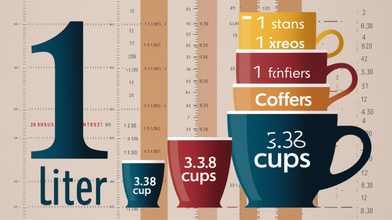 How Many Cups in a Liter