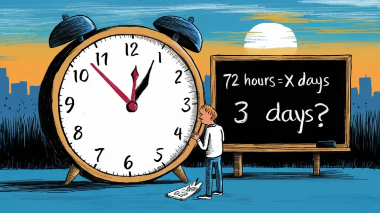 How Many Days Is 72 Hours