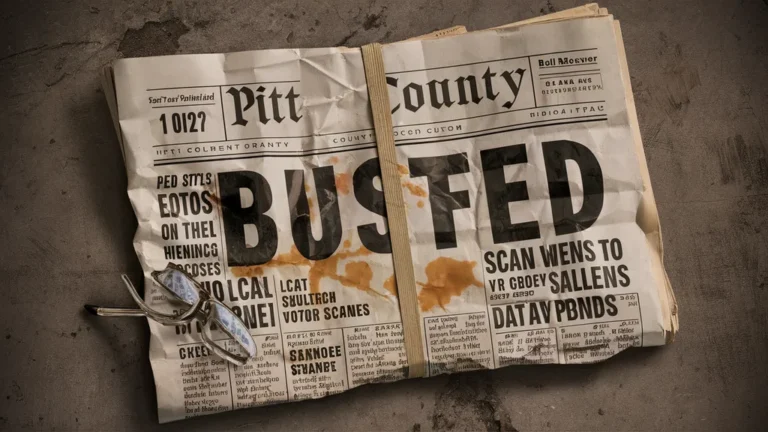 Pitt County Busted Newspaper